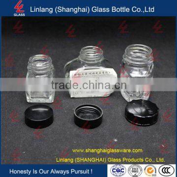 customized with screw cap glass empty ink bottle