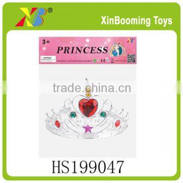 Fashion plastic mini girls princess crown