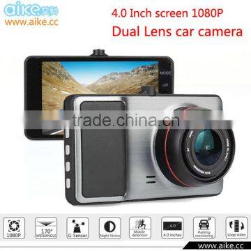 New Full HD1080P 4.0 inch IPS Screen Car Dash Camera Dual Lens Car DVR Black Box with ADAS System Night Vision