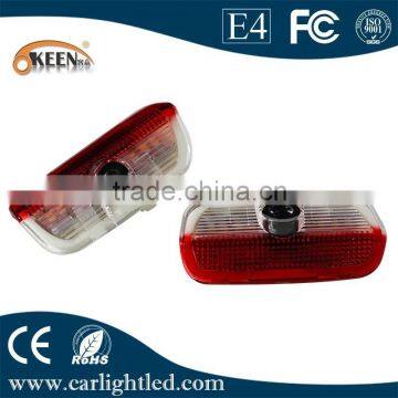 12V Auto Car Logo Door Courtesy Lights Laser Projector LED Ghost Shadow Car Logo Light For Special Car Skoda photo-2