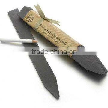 The Creative Cut Edge Set of 4 Slate Stone Plant Labels Wholesale photo-2