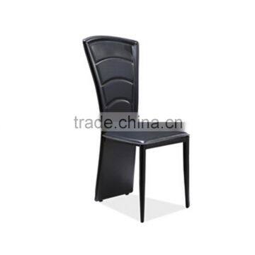 Z652-1 Modern Black Leather Dining Chair