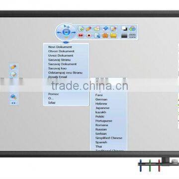 85"(4:3) Portable usb Electromagnetic Interactive Whiteboard for smart classroom