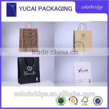 different types design custom paper shopping bag from china,made in china