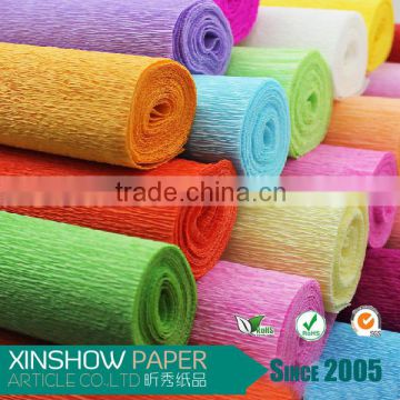 DIY roses paper flower crepe paper handmade material wrapping crepe paper