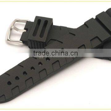 For PANERA Silicone Rubber Watch Bands Strap 24mm Lug 22mm Buckle PAM111