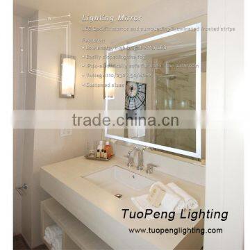 LED Lighted Frameless Bathroom Mirror