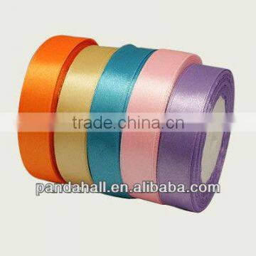 Double-face Satin Ribbon Cord for Printed, 25yards/roll(SRIB-D001-10mm-M)