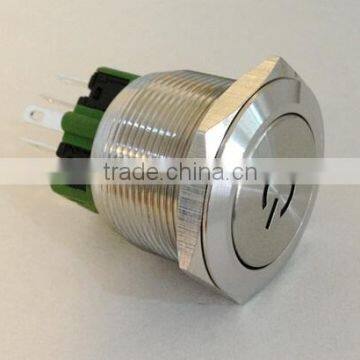 Illuminated Waterproof Push Button Switch L25(Dia.25mm) IP67