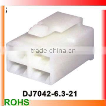 Motorcycle 4ways White ABS Female Harness Connector photo-1