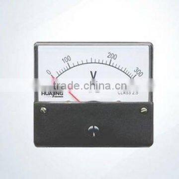 500mA AC analog panel ammeter and voltmeter