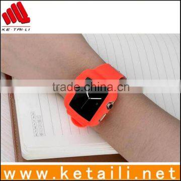 New Product Silicone Case Accessory for Apple Watch 2015 for Apple Watch Band Adapter for Apple Watch Case