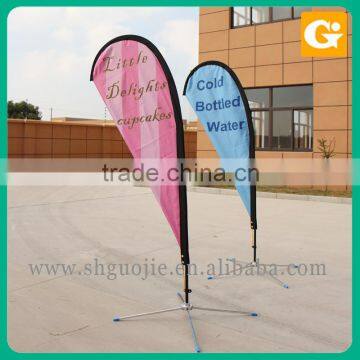 Polyester Teardrop Flag Banner Advertising feather flag Banner