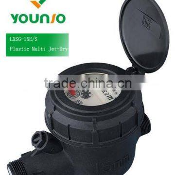 Multi Jet dry type plastic Water Meter