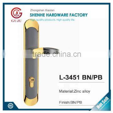 External Pull handle Main Door Lock Entry Set Cylinder Lock