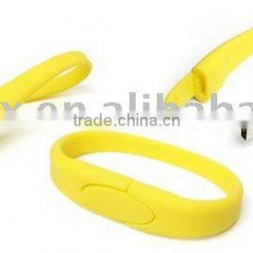 Eco-friendly USB silicone wristband