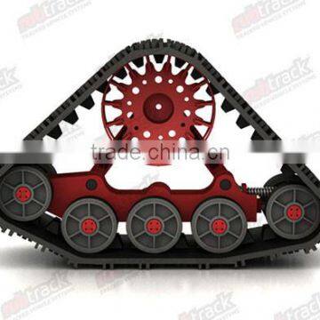 Manufacturer high quality small vehicle rubber track system for all terrains