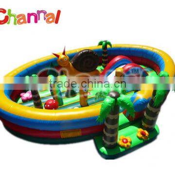 Colorful Attractive Air Jumping Bouncer New Product Giant Inflatable Castle Fun City