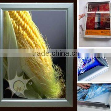 Silver Aluminium Frame Snap Frame LED Light Box