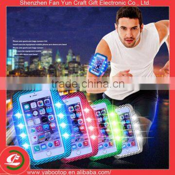 led light bean bag cell phone holder