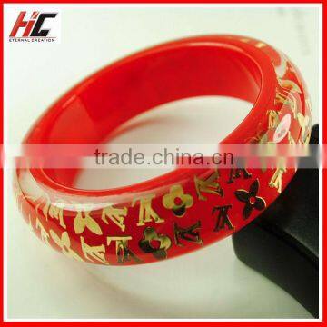 Promotion Cheapest Fashion New Design Resin Bangle