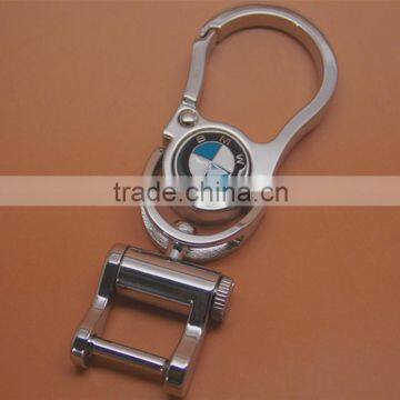 customize China wholesale bulk stock cheap zinc alloy laser car brand keychain/car key logo