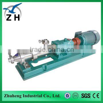 sanitary stainless steel impeller screw pump