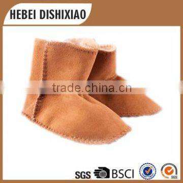 Suede Baby Shoes Fur Lined Baby Shoes Baby Cute Shoe photo-3