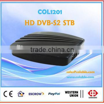 COL1201 Ku band Satellite rf decoder, qpsk/8psk/16psk rf decoder,and dvb-s2 set top box