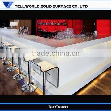 modified acrylic artificial marble modern bar counter/bar nightclub furniture