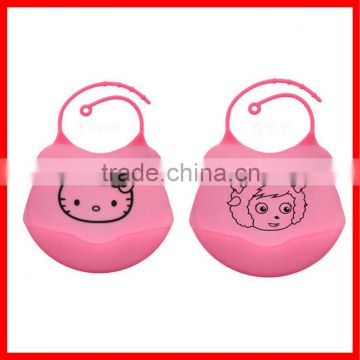 Custom silicone rubber baby bib/bibs silicon