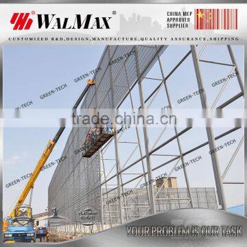 WF-LA009 China Factory Designed Galvanized Steel Wind Break Wall for Dust Control photo-2