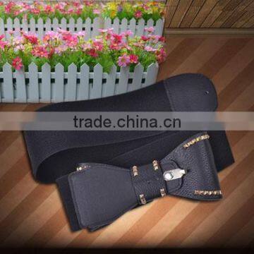 Fashion Lady Belts Hot Sell Elastic Womens Belt With PU Leather Ending photo-5