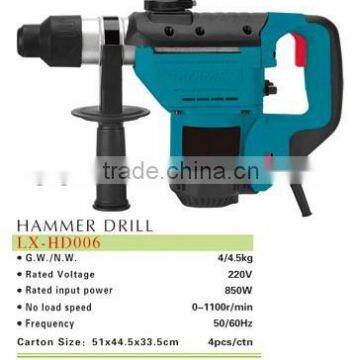 38mm 850W electric hammer HD006 /rotary hammer 850W