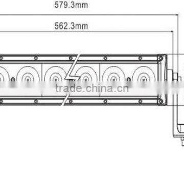 9-32V single row CREE led light bar IP67 21inch 100w cree led light bar