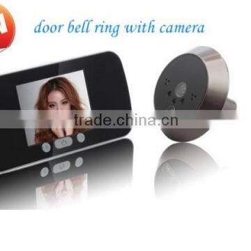 Peephole Video Doorbell IR night vision door viewer