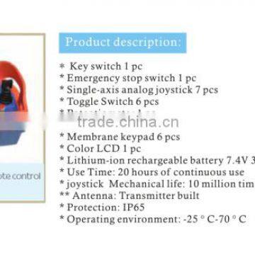 YKGR-D7MX joystick for remote control cement