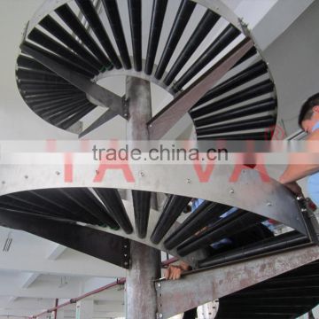 gravity roller spiral conveyor for cartons conveying