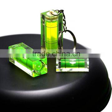 1 Bubble Level Indicate Level Gift Bubble Key Chain Spirit Level
