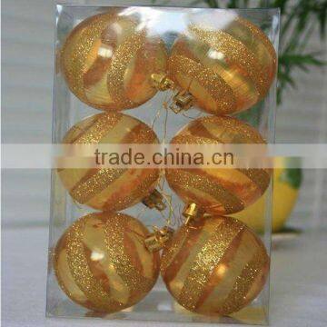 Christmas Decoration Clear Plastic Balls