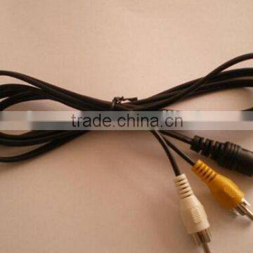 OEM specific mini din 10pin to 2rca av cable