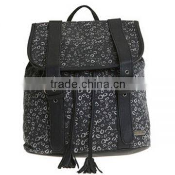 2014 new and hot south korean style backpack fashion flower embossed colourful school backpack bags