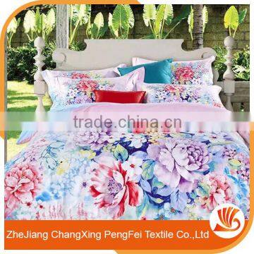 Custom printed bedding sheet set with cheap price