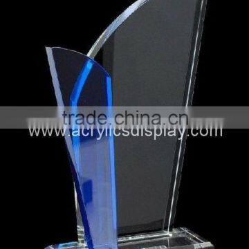 Quality hot sale glass sailing boat awards