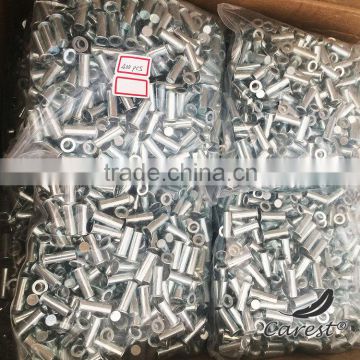 Custom aluminum threaded rivet nuts, din screw, washers, bolts, bushings from factory