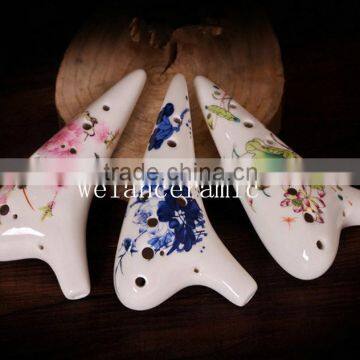 Wholesale ceramic ocarina for instrument from jingdezhen professional manufacturer