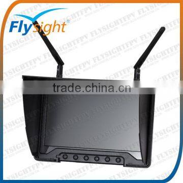 A80145 FPV 5.8G Built-in Diversity Receiver 7 Inch 1024X600 40CH LCD Monitor Black Pearl RC801 Flysight
