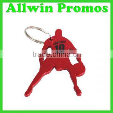 Zinc-alloy Mustache Bottle Opener Keychain photo-5
