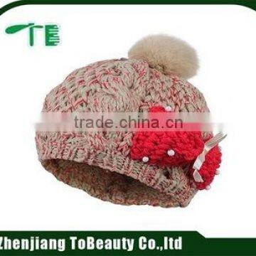 fashion beige knitted beret