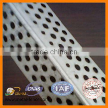 Perforated angle corner beads making